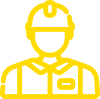 Icône Vochtexpert – jaune