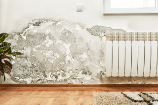 L’humidité ascensionnelle à l’origine de la présence d’humidité dans une chambre.